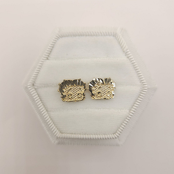 10K Gold Betty Boop Stud Earrings – 10x12mm