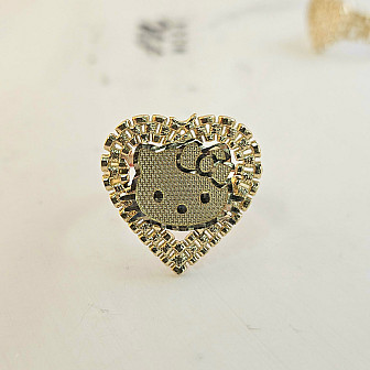 Hello Kitty Rolex Heart Gold Ring