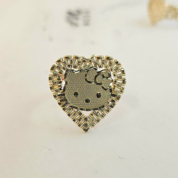 Hello Kitty Rolex Heart Gold Ring