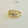 Nugget Band Ring-10k Solid Gold Ring