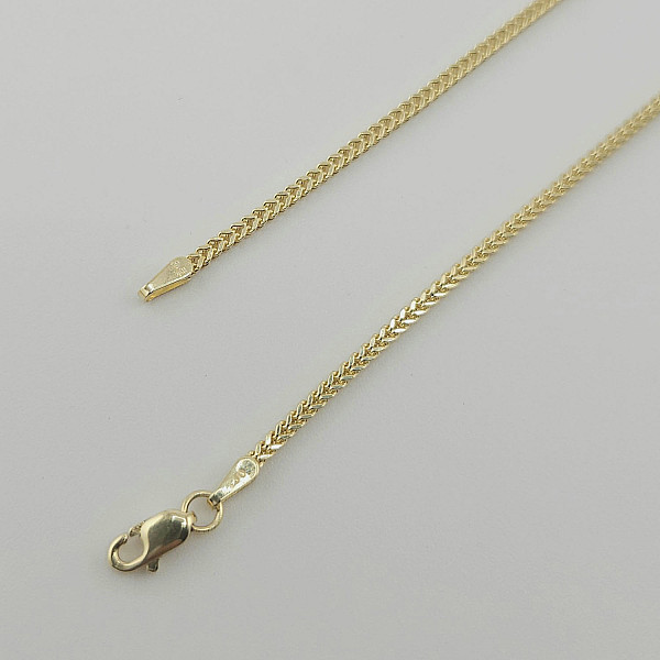  Franco Chain | 10k Gold Hollow Franco 1.6mm