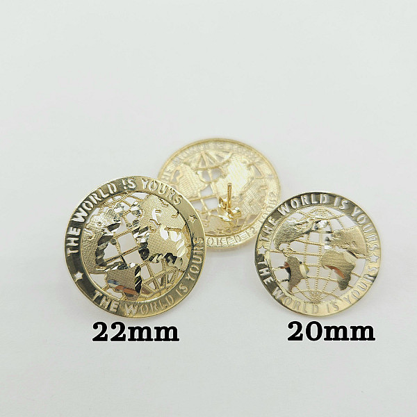 Globe Stud Earrings – 10K Gold