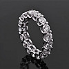 U-Cut Diamond Eternity Band 14K Gold