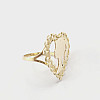 10K Yellow Gold Heart Barbie Ring