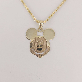 Mickey & Minnie Charms – 10K Gold (3 Sizes)