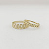 10K Yellow Gold Rolex-Style Band Ring