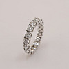 U-Cut Diamond Eternity Band 14K Gold