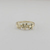 14K/10K Gold Triple Hibiscus Flower Ring - Yellow