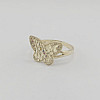 10K Gold Nugget Butterfly Statement Ring