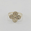 10K Gold Nugget Butterfly Statement Ring
