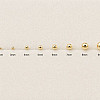 14K Gold Screw Back Ball Stud Earrings