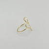 Open Heart 10K Yellow Gold Ring